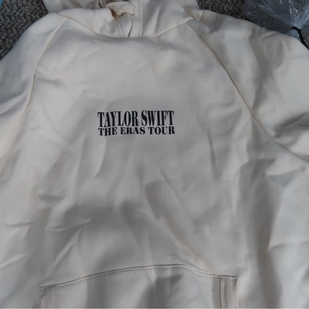 Taylor Swift 2023 Eras Tour Cream Hoodie
